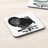 Turkije Weathervane Bier Onderzetter (Linkerzijde)