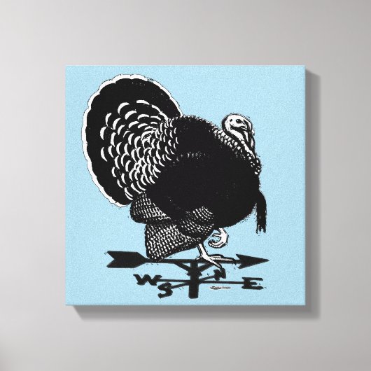 Turkije Weathervane Canvas Afdruk (Voorkant)