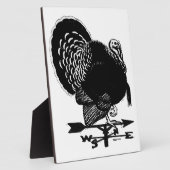 Turkije Weathervane Fotoplaat (Zijkant)