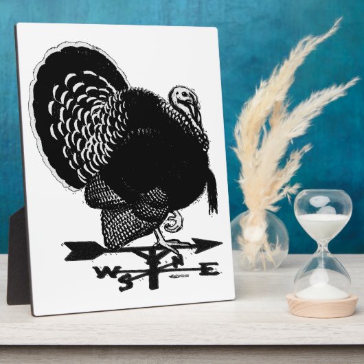 Turkije Weathervane Fotoplaat (Zijkant)