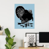Turkije Weathervane Poster (Thuiskantoor)