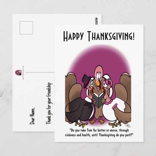 Turkije Wedding Briefkaart (Voorkant / Achterkant)