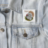 Turkije: Wereldklasse Vierkante Button 5,1 Cm (In situ)