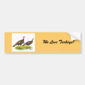 Turkije: Wild Bronze Bumpersticker (Voorkant)