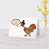 **TURKIJE ZEGT ***EET VARKENSVLEES DEZE THANKSGIVI KAART (Gele Bloem)