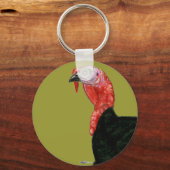 Turkije: Zwart Tom Head Sleutelhanger (Voorkant)