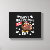 Turkije's dag van oversized T-shirt Canvas Afdruk (Voorkant)