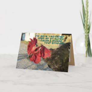 Turkin Belated Bday - pas aan Kaart