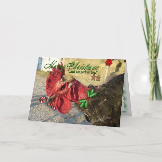 Turkin mC-past aan Feestdagen Kaart (Voorkant)