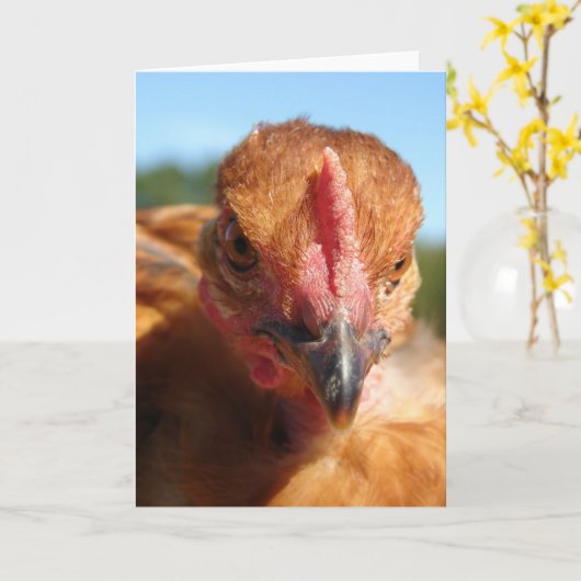 Turkin Pullet Kaart (Gele Bloem)