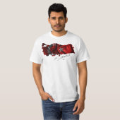 Türkische Flagge T-shirt (Voorkant volledig)