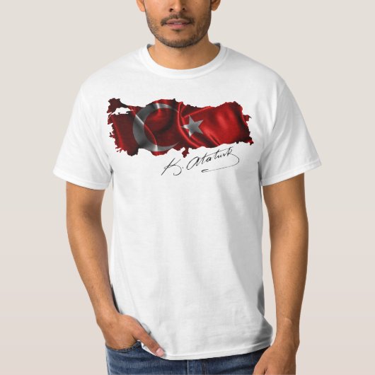 Türkische Flagge T-shirt (Voorkant)