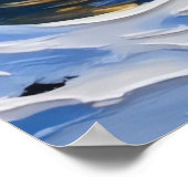 Turkish Angora Cat Christmas Boat Holiday Poster (Hoek)