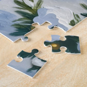 Turkish Angora Cat Christmas Red Truck Holiday Legpuzzel (Zijkant)