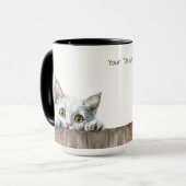 Turkish Angora Cat Mok (Voorkant links)