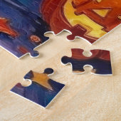 Turkish Angora Cats In Halloween Costumes Legpuzzel (Zijkant)