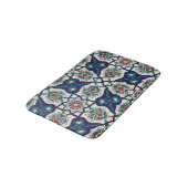 Turkish Blue Keramische Bloem Badmat (Gekanteld)