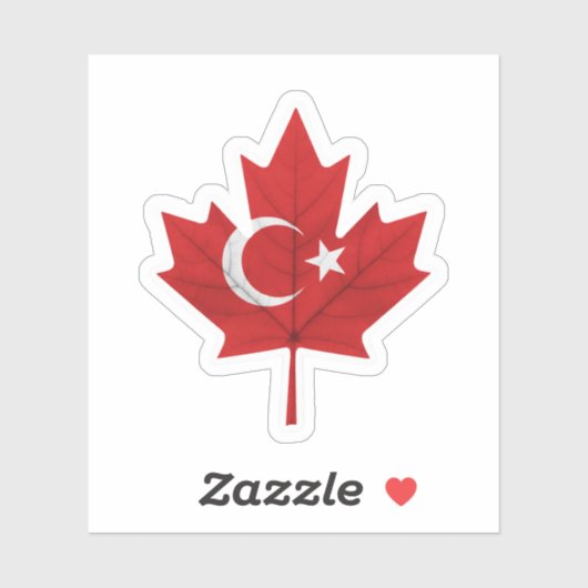 Turkish Canadian Sticker (Vel)
