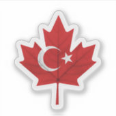 Turkish Canadian Sticker (Voorkant)