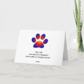 TURKISH CAT KAART (Achterkant)