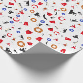 Turkish culture items in a fun pattern cadeaupapier (Hoek)