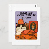 Turkish Delights & Catnaps Briefkaart (Voorkant / Achterkant)