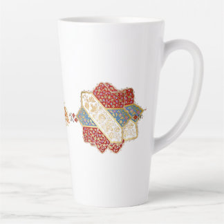 Turkish design elegant Eid Mubarak Latte Mok