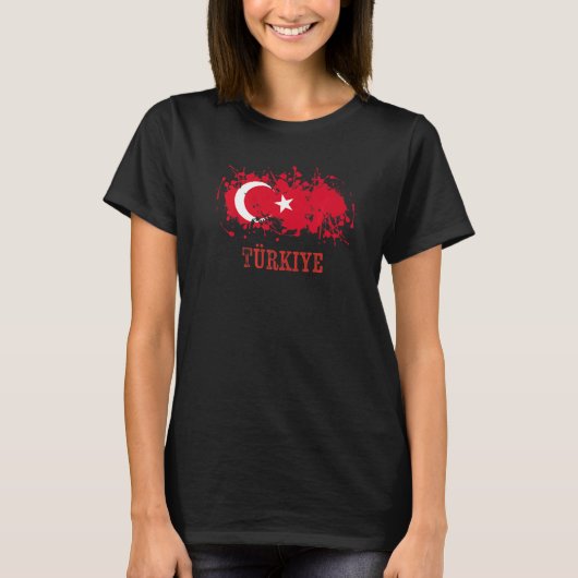 Turkish enthusiasts for Türkiye and Turkey   T-shirt (Voorkant)