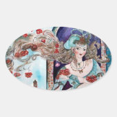 TURKISH FAIRY TAIL OVALE STICKER (Voorkant)