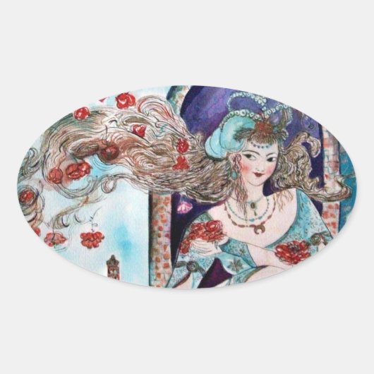 TURKISH FAIRY TAIL OVALE STICKER (Voorkant)