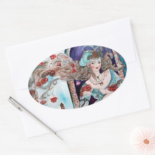 TURKISH FAIRY TAIL OVALE STICKER (Envelop)