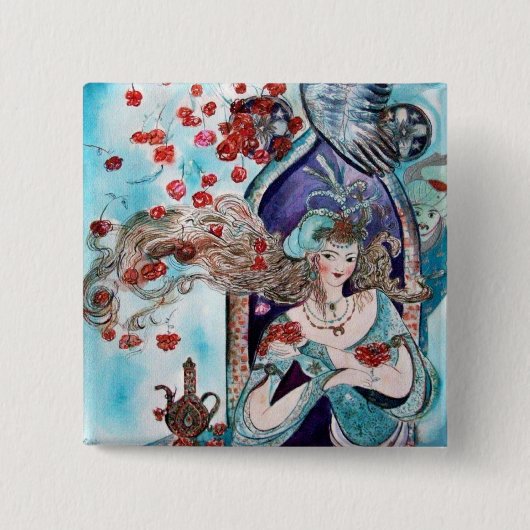 TURKISH FAIRY TAIL VIERKANTE BUTTON 5,1 CM (Voorkant)