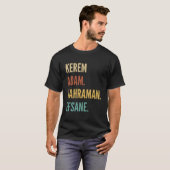 Turkish First Name Kerem T-shirt (Voorkant volledig)