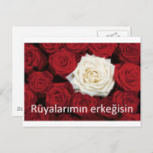 TURKISH LIEFT: "Jij bent het man van mijn dromen" Briefkaart (Voorkant / Achterkant)