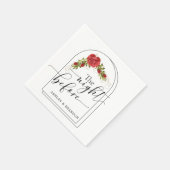Turkish Rose Minimal Script De Nacht Voor Servet (Hoek)