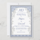 Turkish Royal Theme Wedding Invitation Kaart (Voorkant)