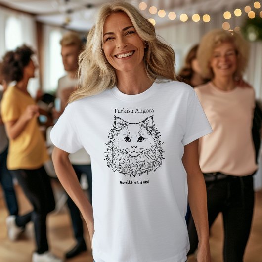 Turkish Van Portrait T-shirt