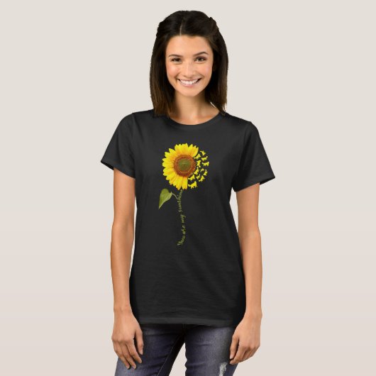 Turkish Van Sunflower T-shirt (Voorkant volledig)