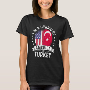 Turkiye American Patriot Grown Flag Humor T-shirt
