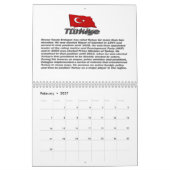 Turkiye Calender: 100ste verjaardag van de Republi Kalender (Feb 2027)