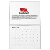 Turkiye Calender: 100ste verjaardag van de Republi Kalender (Mar 2026)