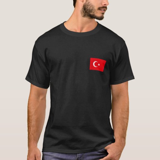 Turkiye Cool Turkse vlag voor mij T-shirt (Voorkant)