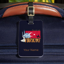 Türkiye Istanboel  Vlag Turkije Souvenir