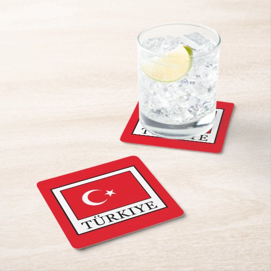 Türkiye Kartonnen Onderzetters (Insitu)