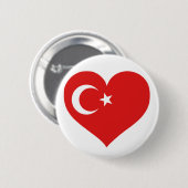 Turkiye Love Ronde Button 5,7 Cm (Voorkant /achterkant)