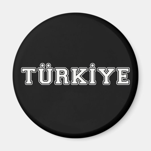 Türkiye Magneet (Voorkant)