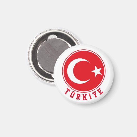 Türkiye Magneet (Voorkant / Achterkant)