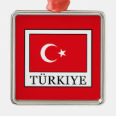 Türkiye Metalen Ornament (Voorkant)