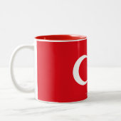Türkiye National Flag Turkey Coffee Mok (Links)