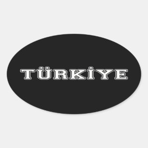 Türkiye Ovale Sticker